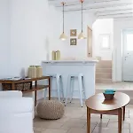 Deluxe Mykonos Outdoor Pool Side Sea فيلة *
